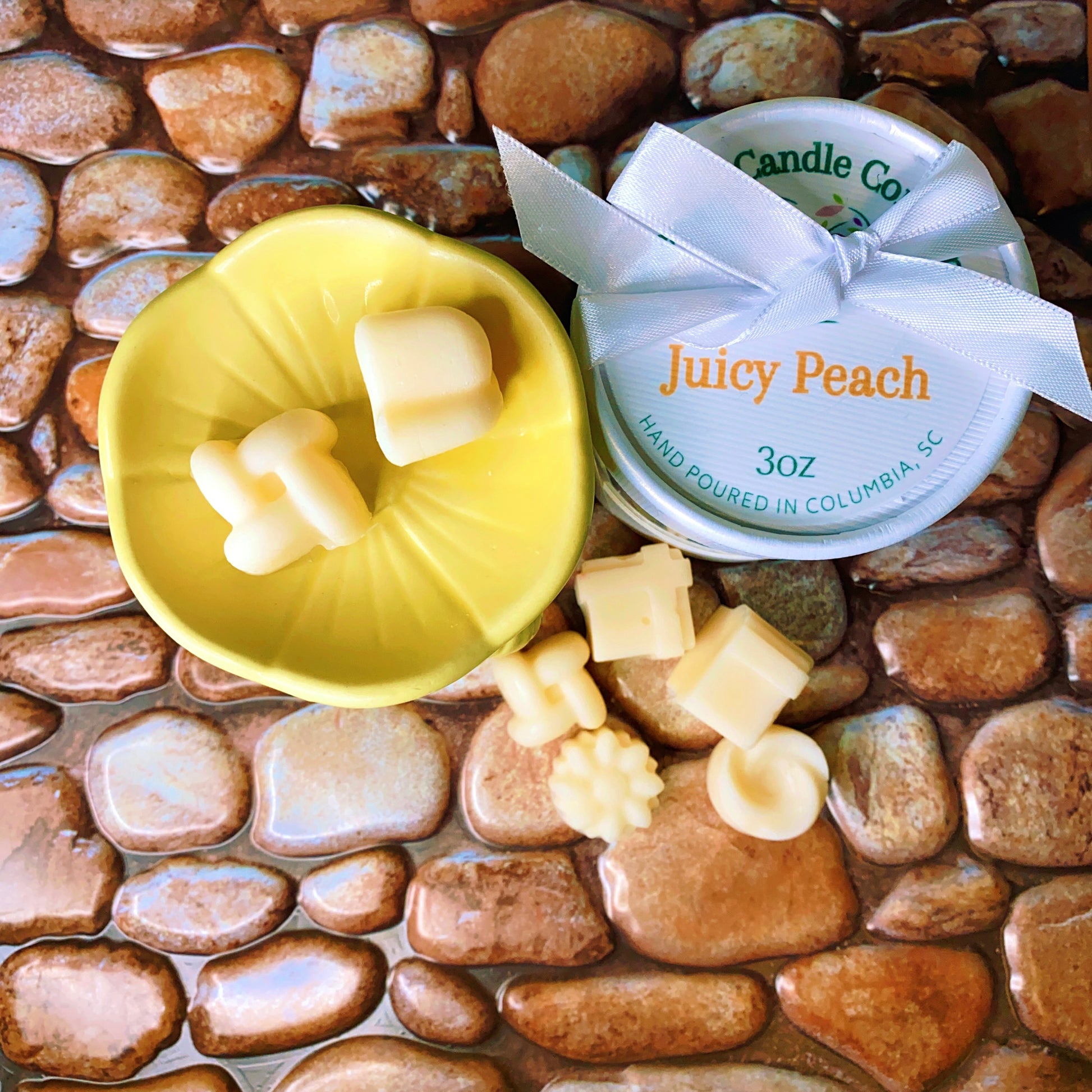 juicy peach scented wax melts